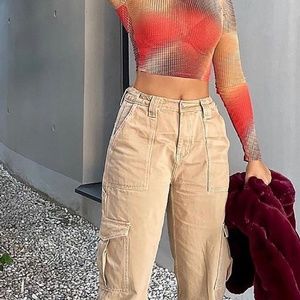 Fashion Nova Give Me A Break Cargo Pants Size 11